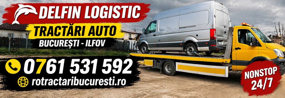 Tractări auto Dube Autoutilitare XXL Autoturisme București sector 1,2,3,4,5,6 Ilfov Ajungem Rapid Oriunde Roti Blocate Hidraulica Masini Sport