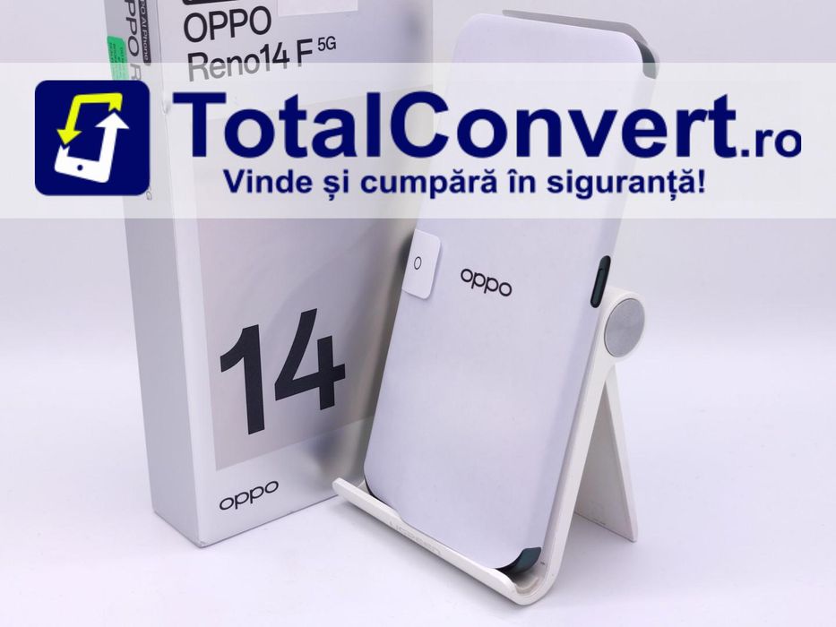 Oppo Reno14 F 256GB Luminouse Green 8GB, Garantie 24 luni | #D88620
