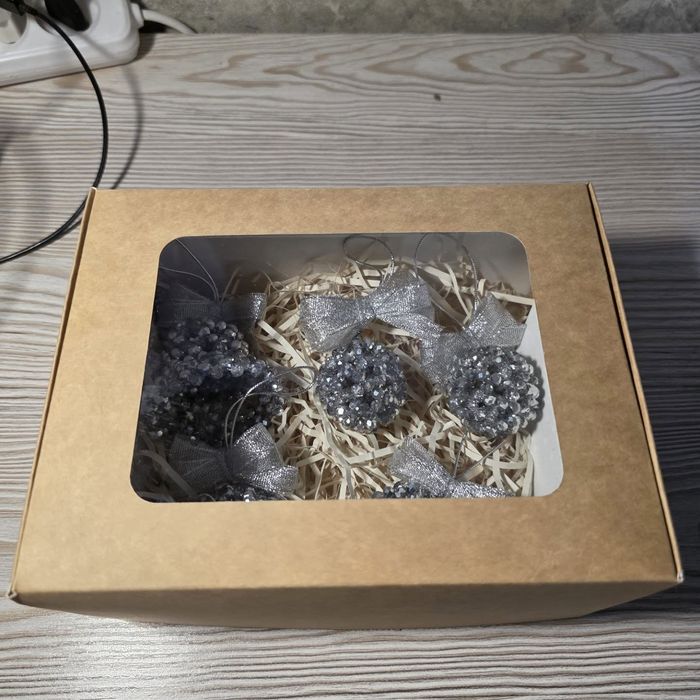 Набор Ёлочных игрушек. Хэндмейт - в единичном экземпляре.