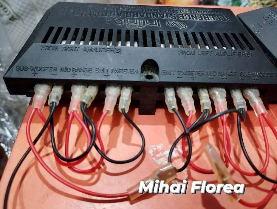 Set  filtre audio auto Infinity