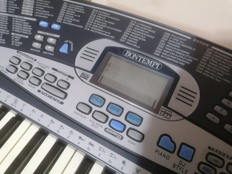 Pian digital BONTEMPI PM-746 orgă