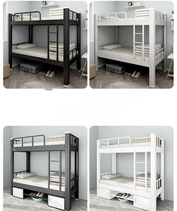 Металлическая кровать для двух человек/ikki qavatli variant