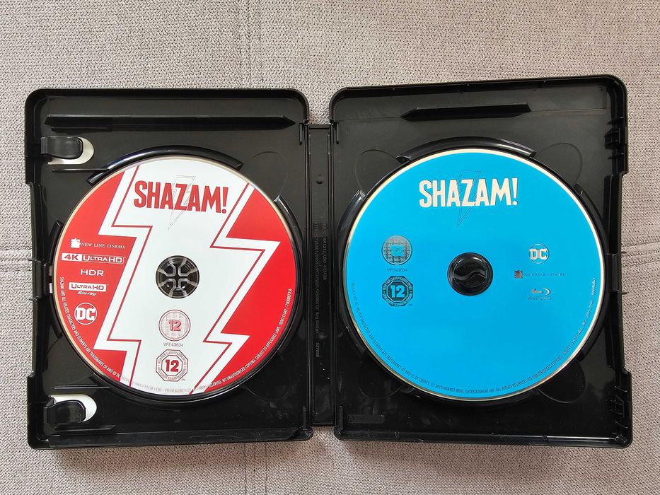 Shazam 4k UltraHD + Blu-Ray