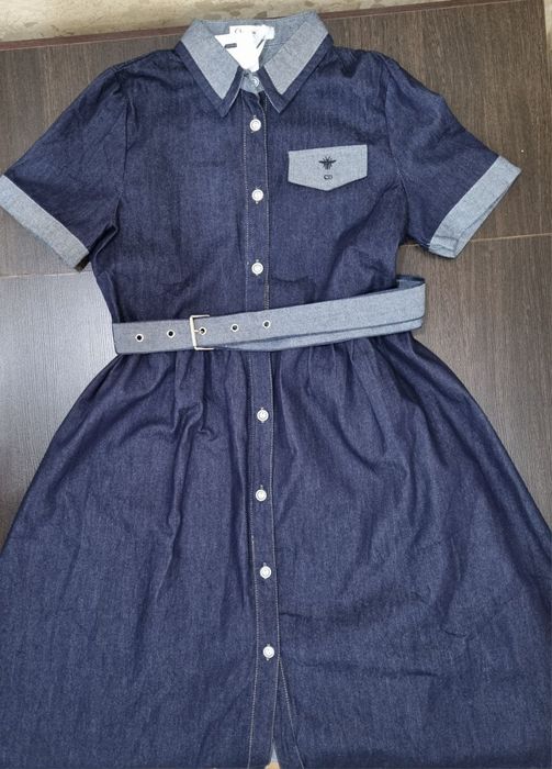 Платье джинсовое новое S