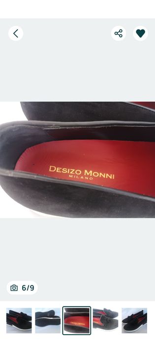 Desizo Monni обувки естествен велур, номер 42