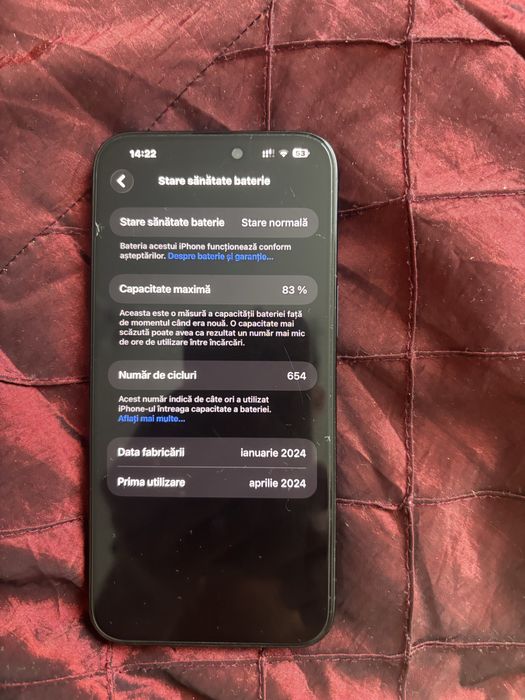 Vand sau schimb iphone 15 pro Max  256 GB!