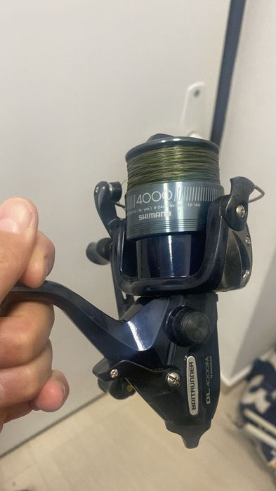 Mulineta Shimano DL4000 FABaitruner si Balzer Tactis 5250
