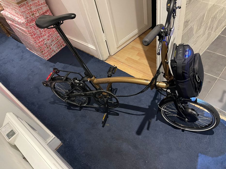 Bicicleta electrica brompton P line  4 viteze