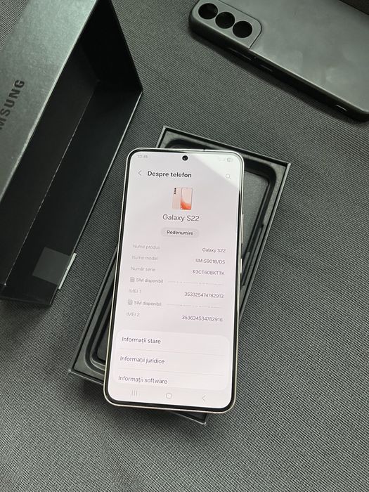 Samsung S22 5G Gold 128GB Dual Sim