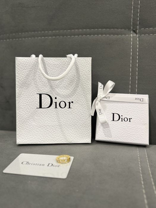 Inel Dior Placat cu Aur Premium in Cutie Nou