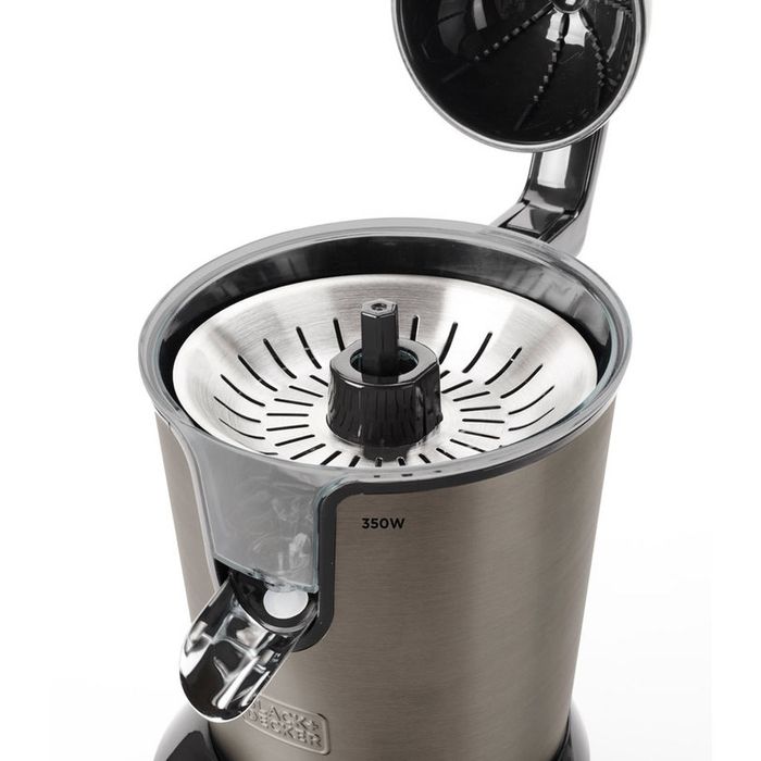 Гаранция 2 Години Сокоизстисквачка и Цитруспреса BLACK&DECKER BXCJ350E 350 W, INOX, 0.65 L