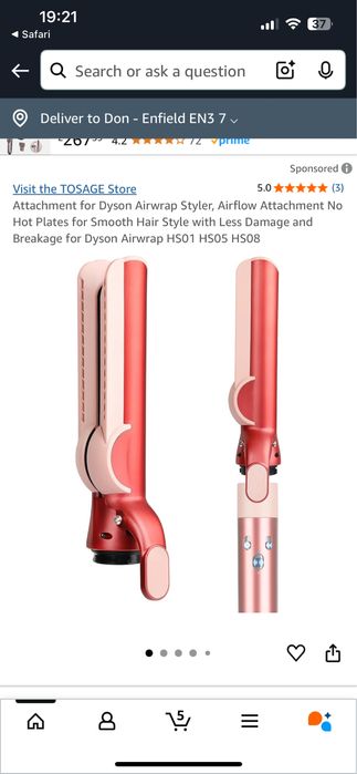 Dyson airwrap strawberry bronze original