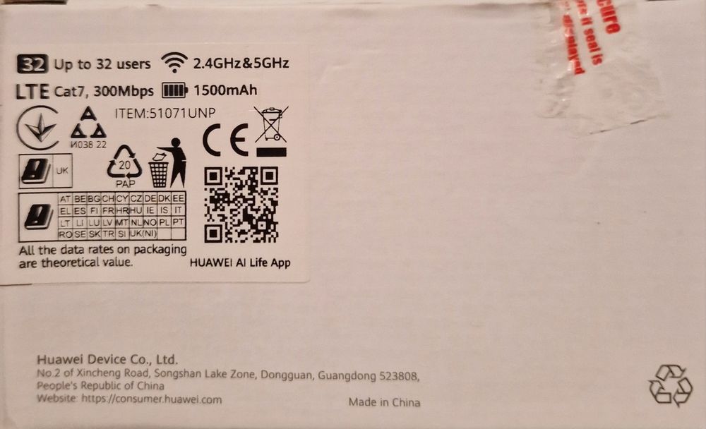 Router Wifi portabil, 300 Mbps, 4G plus, huawei 5783