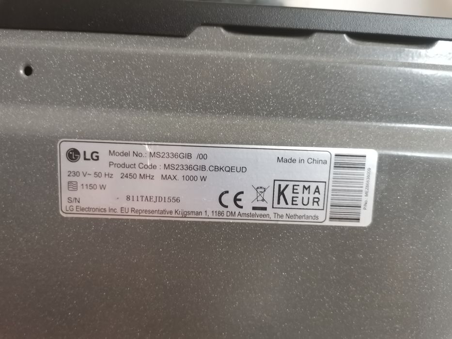 Cuptor cu microunde LG