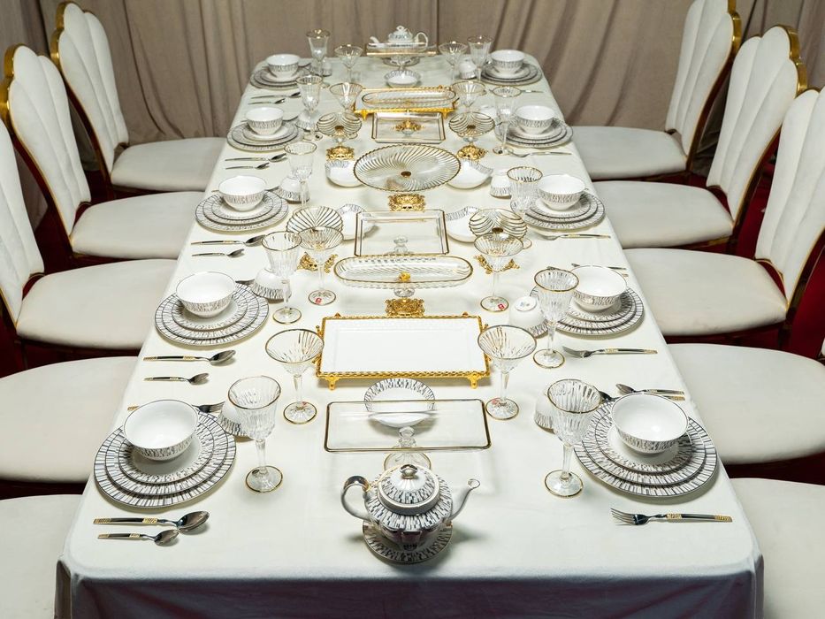 Аренда стола и посуды Скидка-33%