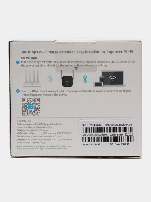 Wifi Mi usilitel holati yengide