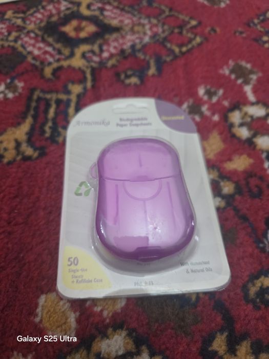 Мыло листовое карманное