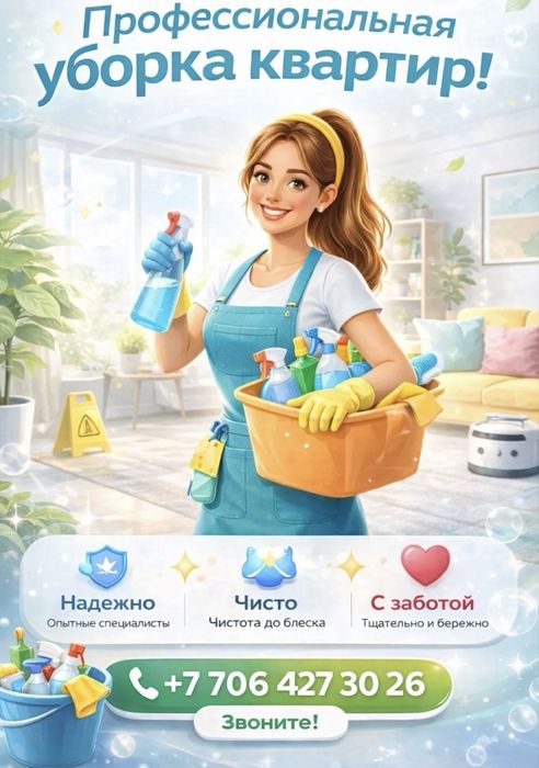 Уборка квартир шахтинск от 5000