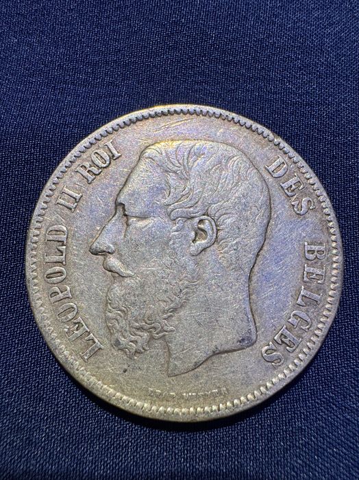 Lot 4 monede argint 5 Francs (Franci)