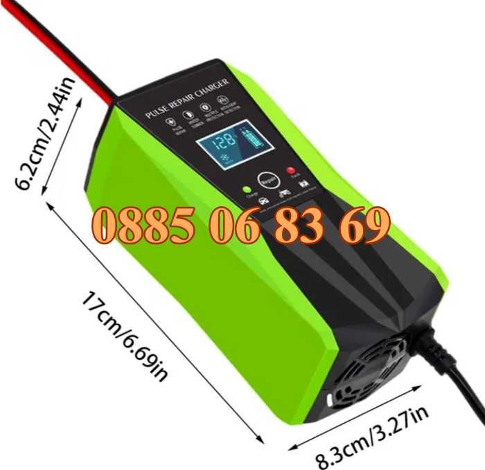 Зарядно за акумулатор 12V 10A, импулсно зарядно за акумулатор 12V 10A