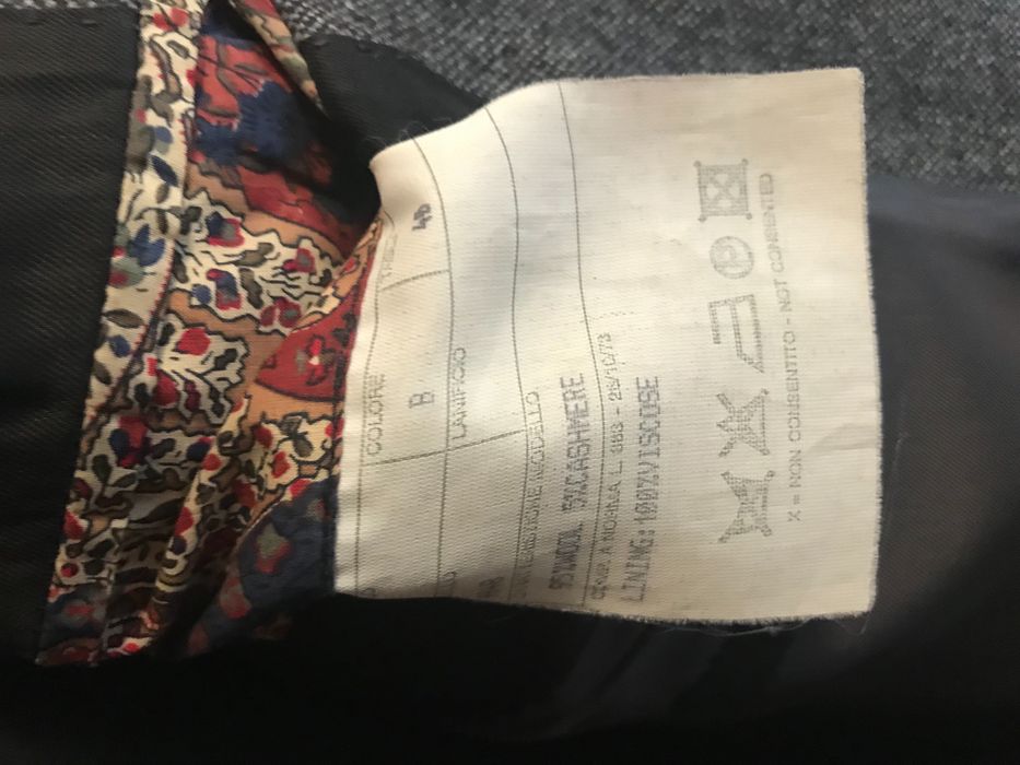 Sacou Paul Smith, lana+ cashmere, gri, marime 48