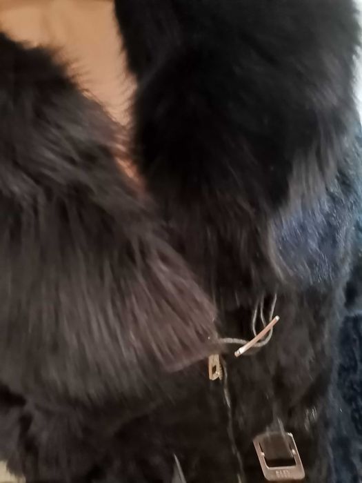 Кроличья женская шубка