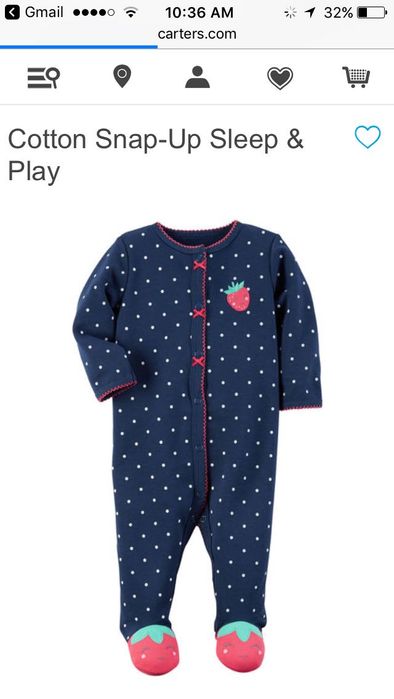 Нови детски дрешки марка Carter’s