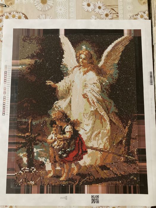 Goblen cu diamante, Îngerul pazitor (40-50cm)