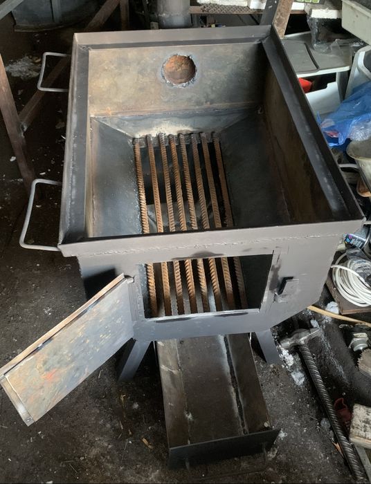 Коктальница- мангал с печкой