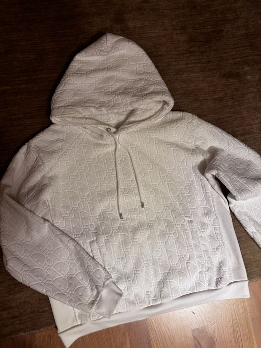 Dior Oblique Hoodie White