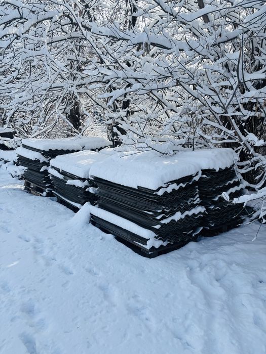 Шифер асбестовый,волнистые плиты,б/у , целый,