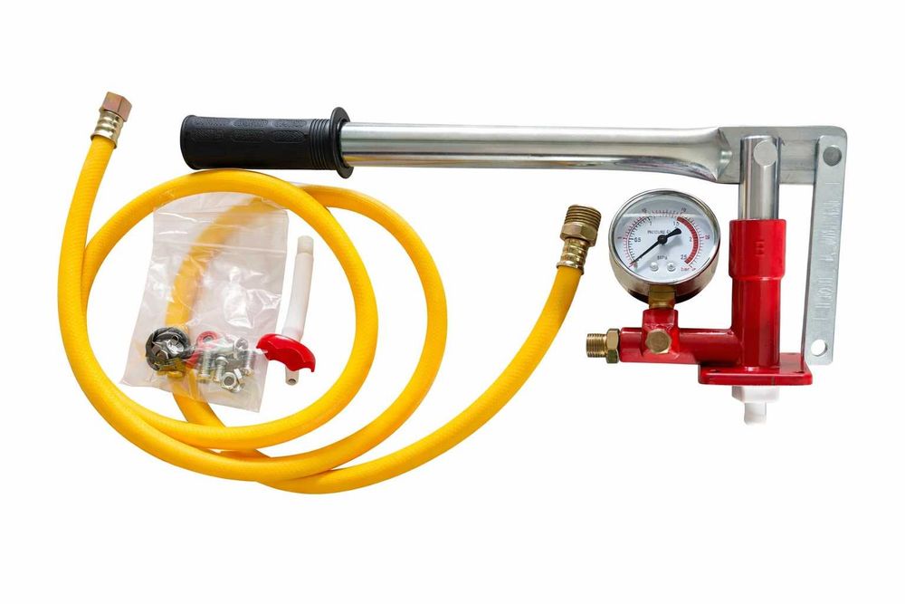 Pompa manuala testare presiune 25 Bar Ermetiq BAR-PT25B Kit complet