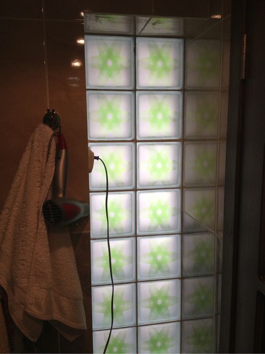 Стеклоблок (Китай) б/у разные цвета