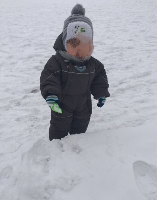 Детский зимний комбинезон