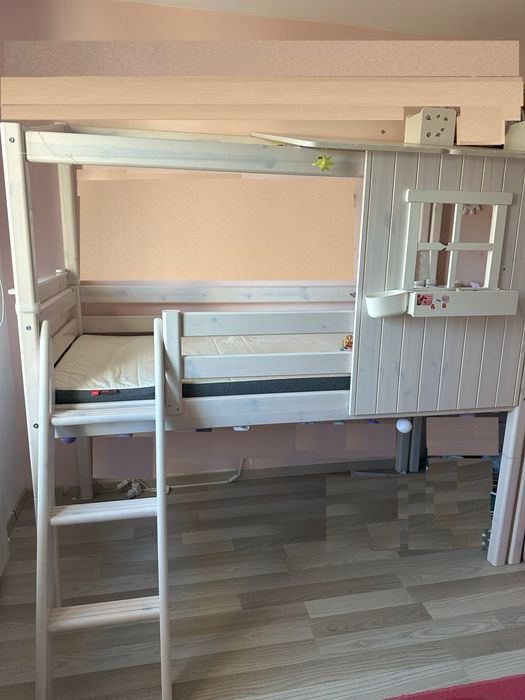 Pat cu etaj Flexa Clasic 90x200 -