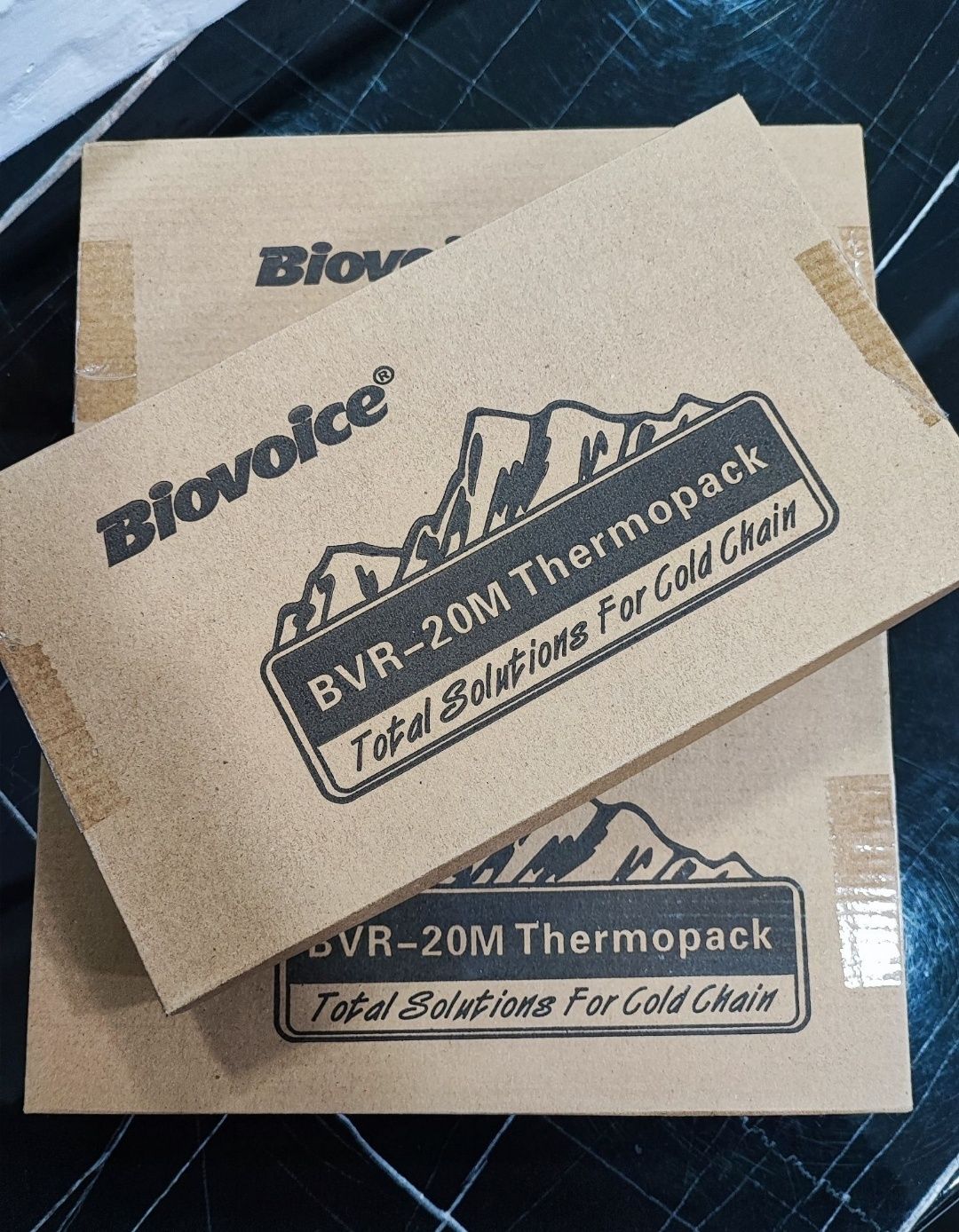 Аккумулятор холода гелевый, хладоэлемент для термосумки Biovoice: 40 ...