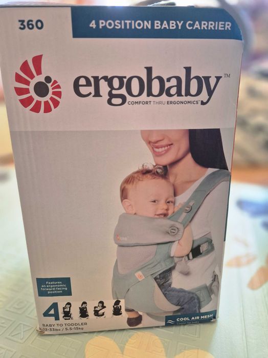 Ергономична раница Ergobaby 360 Cool Air Mesh Mint