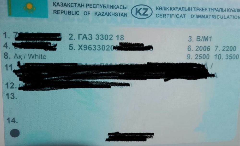 Газель Бартавой 2006 Документ