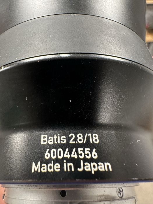 ObiectivSony Batis  18 mm, F 2.8, montura Sony