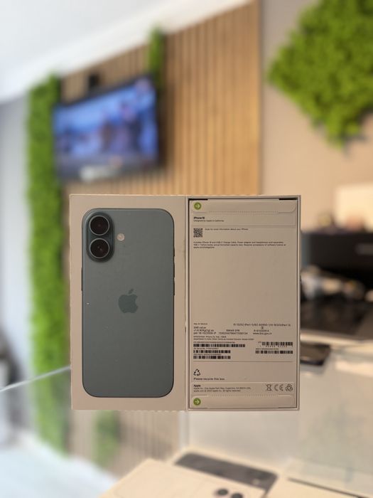 **ATS GSM**iPhone 16 128Gb Teal/Nou/Fact+Gar 12 luni