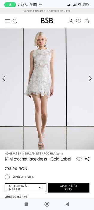 Rochie mini  BSB