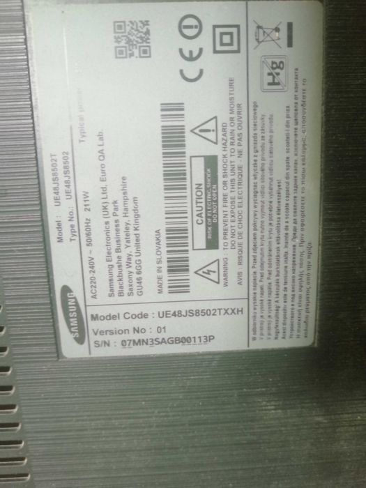 Телевизор Neo 32"-  и Samsung UE48JS8502TX за части