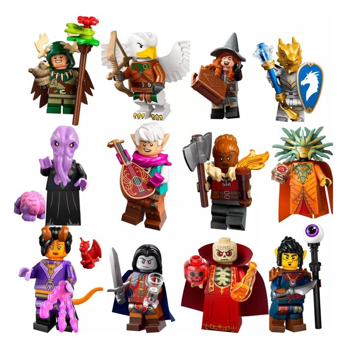 Lego Minifigures Dungeons & Dragons 71047 - Serie completa 12 buc.