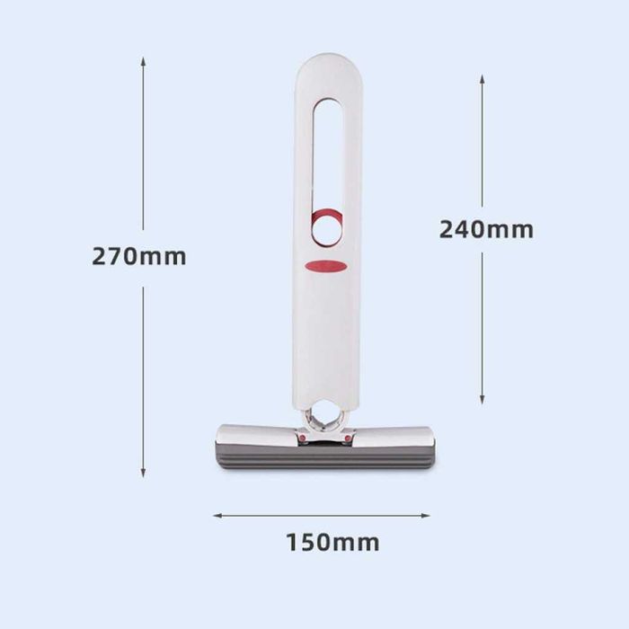 Преносим мини моп, 1 гъба в комплекта. Идеален за пътуване.