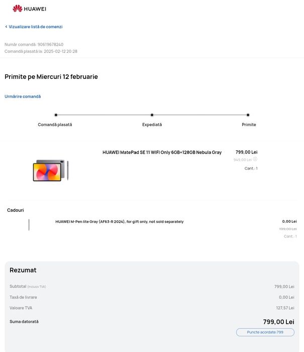 Huawei MatePad Se 11 - 6gb / 128 Gb - Impecabilă