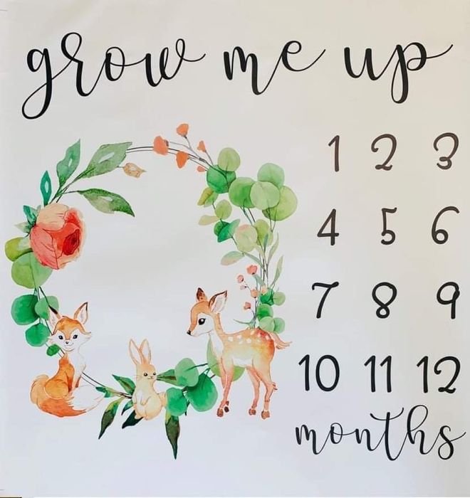 Килимче за отбелязване на първите месеци