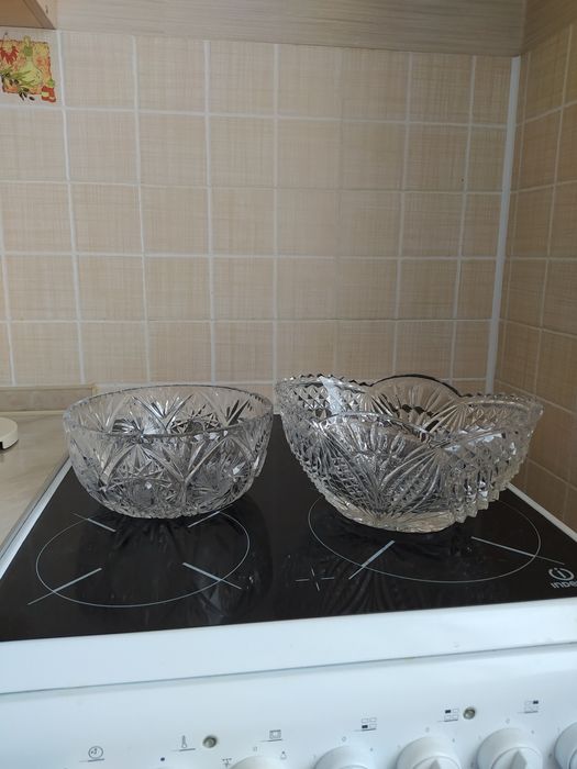 Вазы хрустальные советские