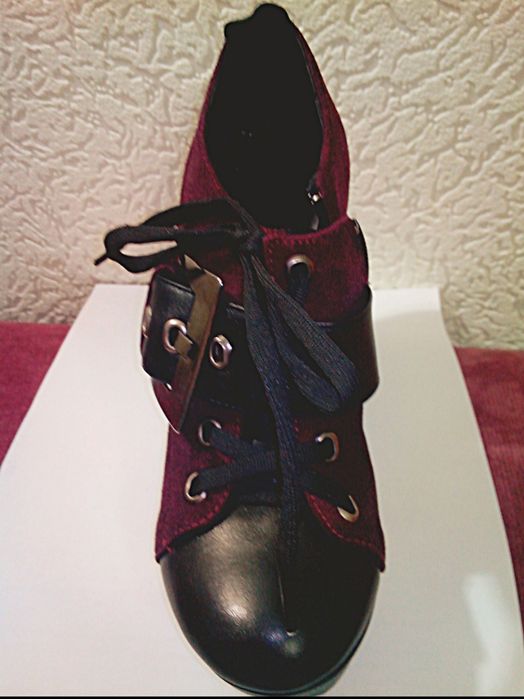 Ботильоны замшевые