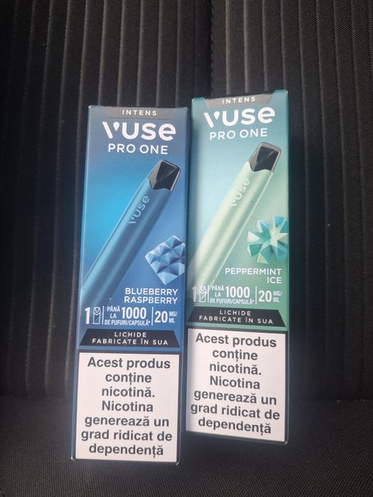 Vuse pro one peppermint ice+blueberry raspeberry