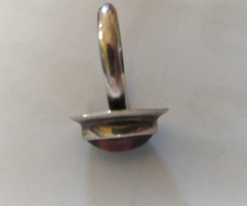 Сребърен пръстен с "Тигрово око"